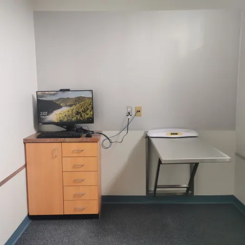 Exam Room - Cat Room and Rehab Room at Abbotsford Animal Hospital